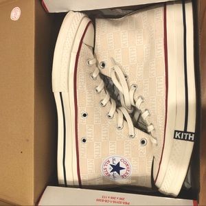 Kith Logo High Top Converse White Chuck 70
